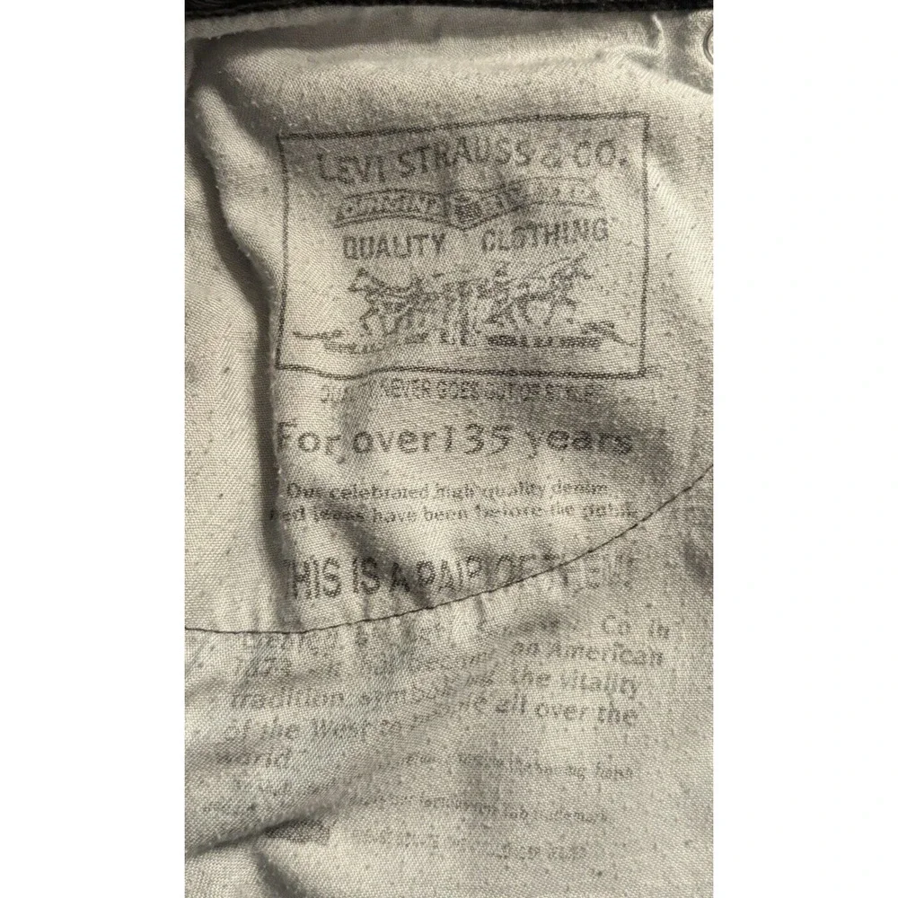 Levi's 505 Jeans‎ , Men's Size 29X30(27X29) , Black Denim